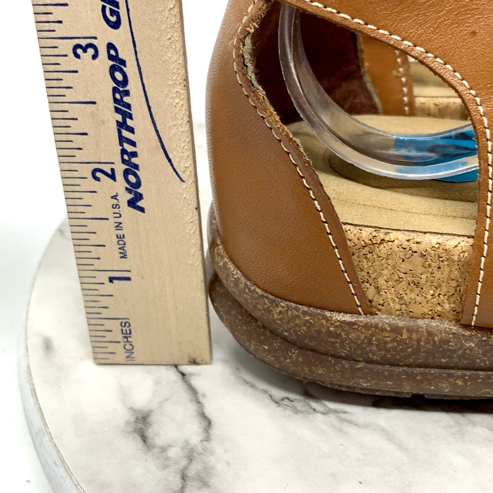 Clarks Roseville Cove Multi Strap Comfort Brown Leather Sandals 9.5 Bohemian - Picture 13 of 16